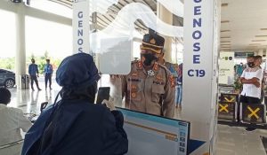 Kapolres Tanjungpinang Cek Pos Pengawasan Arus Mudik di Bandara dan Pelabuhan