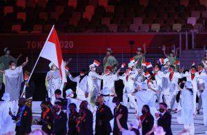 Olimpiade 2020/2021 Tokyo Dibuka, Rio Waida Bawa Bendera Merah Putih