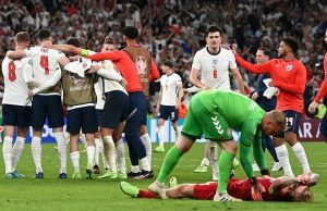Foto: Inggris Singkirkan Denmark Secara Dramatis! Tiga Singa ke Final Euro 2020