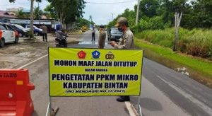 PPKM Mikro di Bintim Turunkan Angka Covid-19, Satgas Masih Menyekat Akses Bintan-Tanjungpinang
