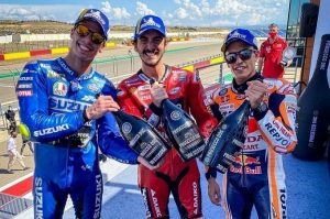 MotoGP Aragon Jadi Duel Sengit Marquez dengan Bagnaia, Quartararo Puncaki Klasemen