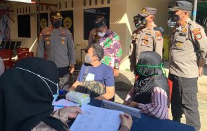Kapolri Memantau Vaksinasi di Polres Bintan