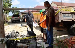 Penambang Pasir Ilegal dan Sopir Truk Pengangkut Ditangkap Polres Bintan