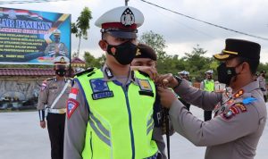 Razia Pelanggaran Lalu Lintas Dimulai, Polres Bintan Gelar Pasukan Operasi Keselamatan Seligi 2022
