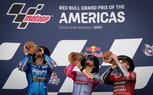 Bastianini Juara, Aksi Marc Marquez Fenomenal di MotoGP Amerika Serikat