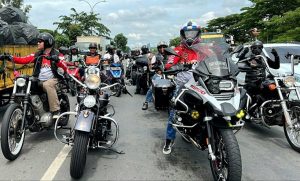 Unik, Sosialisasi Safety Riding Jadi Momen Halalbihalal bagi HDCI Kepri-Batam
