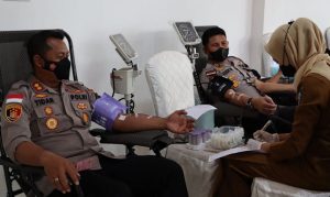 Bhayangkari dan Polres Bintan Bikin Aksi Kemanusiaan Donor Darah
