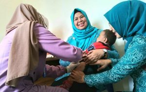 Dewi Kumalasari Cek Pelaksanaan BIAN 2022 di Bintan, dr Gama: Capaian Imunisasi 70,01 Persen