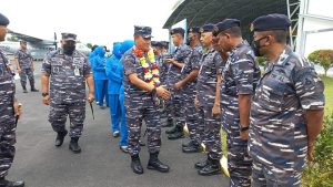 Danpuspenerbal Cek Fasilitas Penerbangan TNI AL di Tanjungpinang