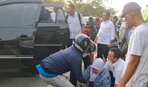 Kecelakaan Beruntun di Depan Perumahan Cendana, Ansar: Cepat Dibantu, Bawa ke RS Paling Dekat dari Sini