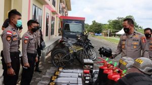 Peralatan Dalmas dan PHH di Polres Bintan untuk Pengamanan Pemilu 2024 Masih Memadai