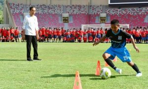 Pembinaan Sepak Bola di Provinsi Ini Patut Dicontoh, Presiden RI Jokowi Meresmikan Papua Football Academy