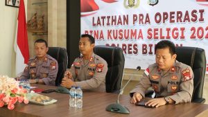 Polres Bintan Gelar Operasi Bina Kusuma Seligi, Berikut Sasarannya