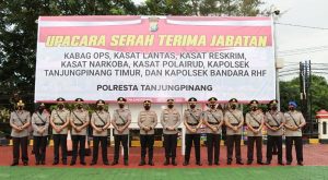 Sertijab, Berikut Nama Pejabat Baru di Polresta Tanjungpinang