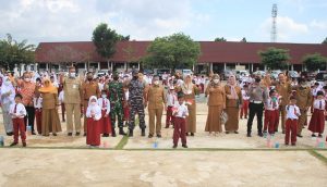 Ribuan Siswa di Bintan Menyukseskan Gerakan Sikat Gigi Bersama Anak Indonesia
