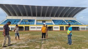 PB Porprov 2022 Kepri Tinjau Lapangan Alternatif Cabor Sepak Bola