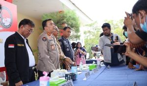 58 Kilogram Sabu dari Malaysia Dimusnahkan Polda Kepri