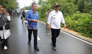 Tinjau Jalan di Pulau Kundur, Aunur Rafiq: Pemerataan Pembangunan Terus Berjalan