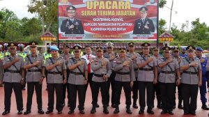 12 Personel dan Pejabat Polres Bintan Dimutasi