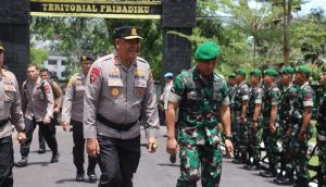Kekompakan TNI-Polri Tak Boleh Terganggu, Kapolda Kepri Silaturahmi ke Korem 033/WP dan Kodim 0315/Tanjungpinang