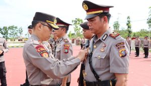 Sertijab di Polres Bintan, AKP Rugianto Resmi Menjabat Kapolsek Bintan Timur