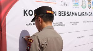 Polres Bintan dan Pemkab Mendeklarasikan Pencegahan Karhutla