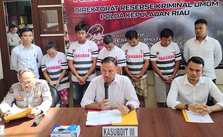 Lima Tersangka Spesialis Pecah Kaca Mobil Beraksi di Batam, Rp310 Juta Melayang