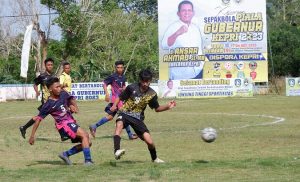 Piala Gubernur Kepri Zona Bintan, Hattrick Andri Bawa Kemenangan PS Mantang Vs Racing Club Jr