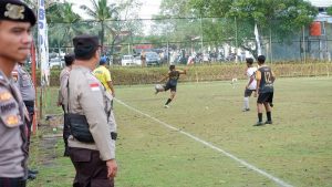 Polsek Bintan Timur Beri Rasa Aman di Kejuaraan Piala Gubernur Kepri Zona Bintan