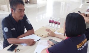 Tim Biddokkes Polda Memeriksa Kesehatan Personel Polres Bintan, Asam Urat Pun Dicek