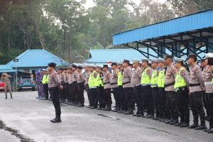 Polres Bintan Laksanakan Apel Gelar Pasukan Pengamanan OCBC National Championship