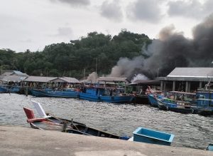 Musibah Kebakaran di Tambelan, 10 Rumah Hangus, 50 Warga Terdampak