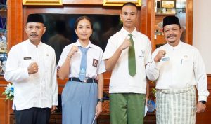 Dua Pelajar Kepri Terpilih sebagai Capaska Nasional, Dilepas Adi Prihantara