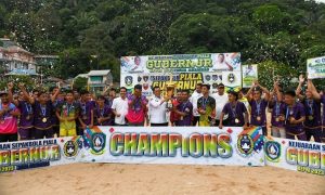 204 Ladan FC Menjuarai Piala Gubernur Kepri Zona Anambas