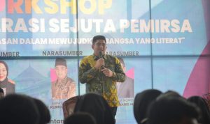 Workshop Literasi Sejuta Pemirsa, Roby Kurniawan Memaparkan Bintan is the Window of Indonesia