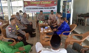 Jumat Curhat, Warga Melaporkan Aktivitas Nelayan Luar di Perairan Gunung Kijang