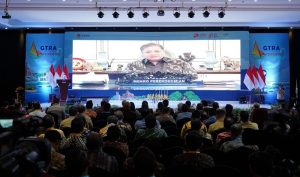 Presiden RI Jokowi Tak Datang, Airlangga Hartarto Membuka GTRA Summit 2023 di Karimun-Kepri