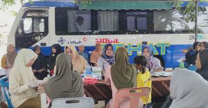 Mobil Sehat PT Timah Tbk Hadir di Kelurahan Sawang Turut Menangani Stunting