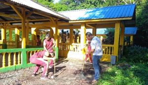 Polres Bintan Bikin Aksi Bersih di Situs Cagar Budaya Makam Bukit Batu