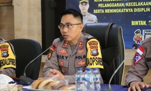 Polres Bintan Gelar Operasi Lalu Lintas Zebra Seligi, Simak Sasarannya
