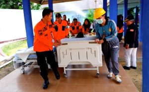 RSUD Bintan Terbakar, Pasien Panik, BPBD Berhasil Memadamkan Api