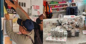 Operasi Pasar BKC Terus Berlanjut di Karimun, BC Menegah Rokok Ilegal