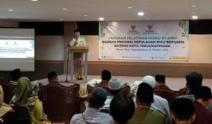 Baznas Tanjungpinang Beri Pelatihan Fardu Kifayah kepada 90 Pengurus Masjid dan Ormas