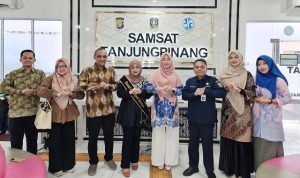 Dinas Pendidikan Kepri Sharing Soal Pelayanan Publik ke Kantor UPT Samsat Tanjungpinang