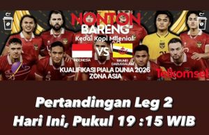 Saksikan Brunei vs Indonesia di Acara Nobar Kedai Kopi Milenial, Dijamin Seru!