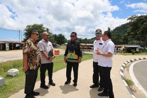 Ansar Tinjau Perbatasan Telok Melano dan Kunjungi Pejabat Daerah Lundu, Sarawak Malaysia