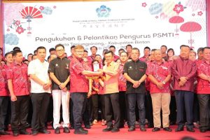 Pj Wali Kota Hasan Menghadiri Pengukuhan Pengurus PSMTI Tanjungpinang dan Bintan