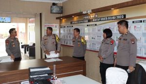 Tim Asistensi Operasi Mantap Brata Seligi 2023-2024 Polda Kepri Mengunjungi Polres Bintan