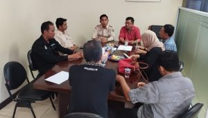 Mario Abdillah Khair Komisioner KPID Kunker ke Kantor PWI Riau