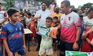 Tuah Abidurrahman, Siswa SSB BBM Kepri Jadi Kiper Terbaik Festival Sepak Bola U-10 Tanjungpinang